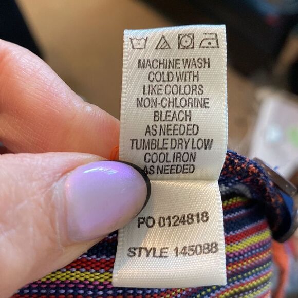 NWOT The Territory Ahead Orange Striped Button Down Shirt - Picture 9 of 13